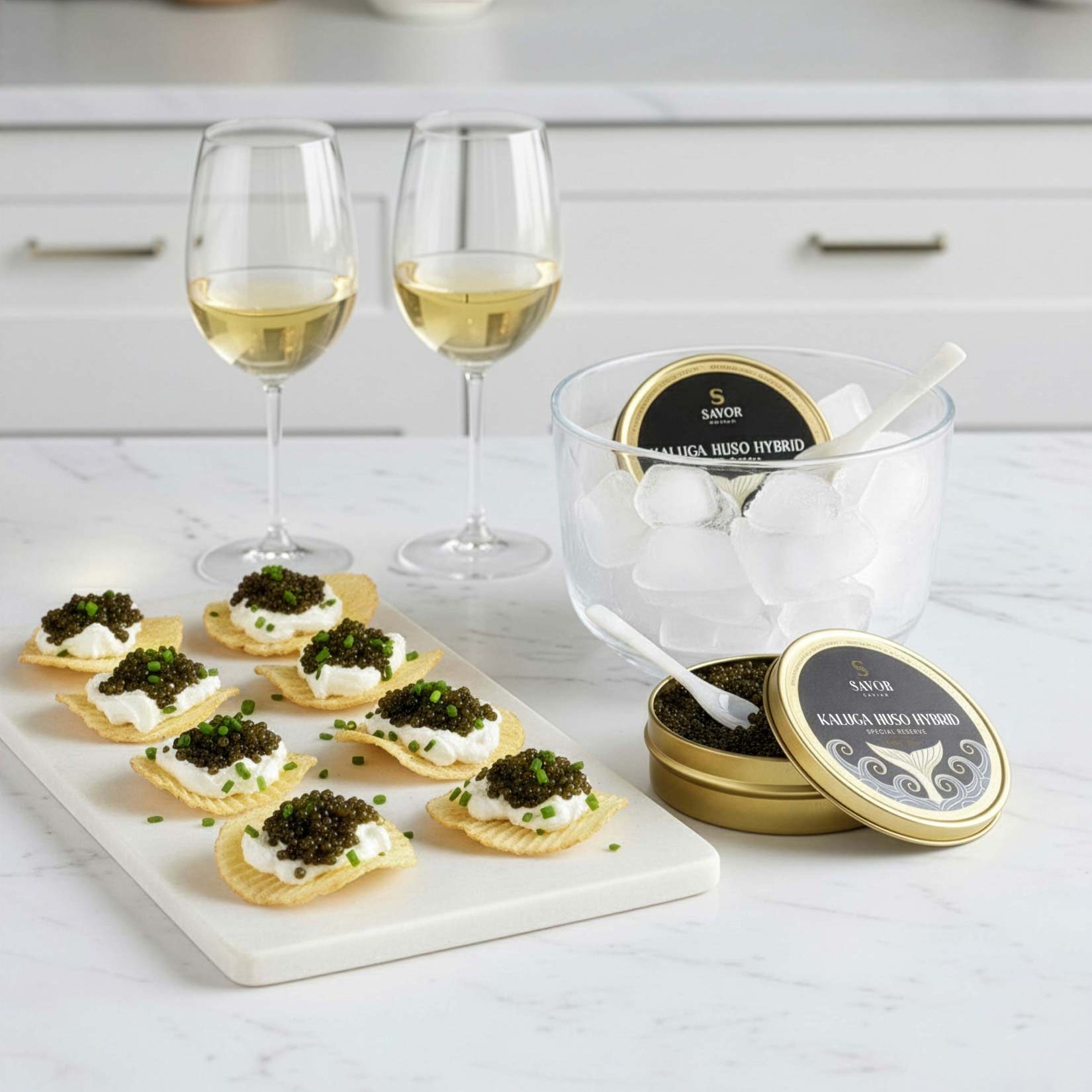 A single Monstera leaf in a clear glass vase against a white background.