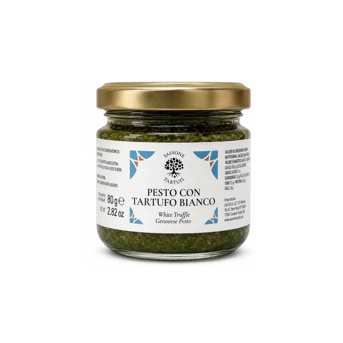 Sassone Tartufi White Truffle Genovese Pesto – Pesto con Tartufo Bianco