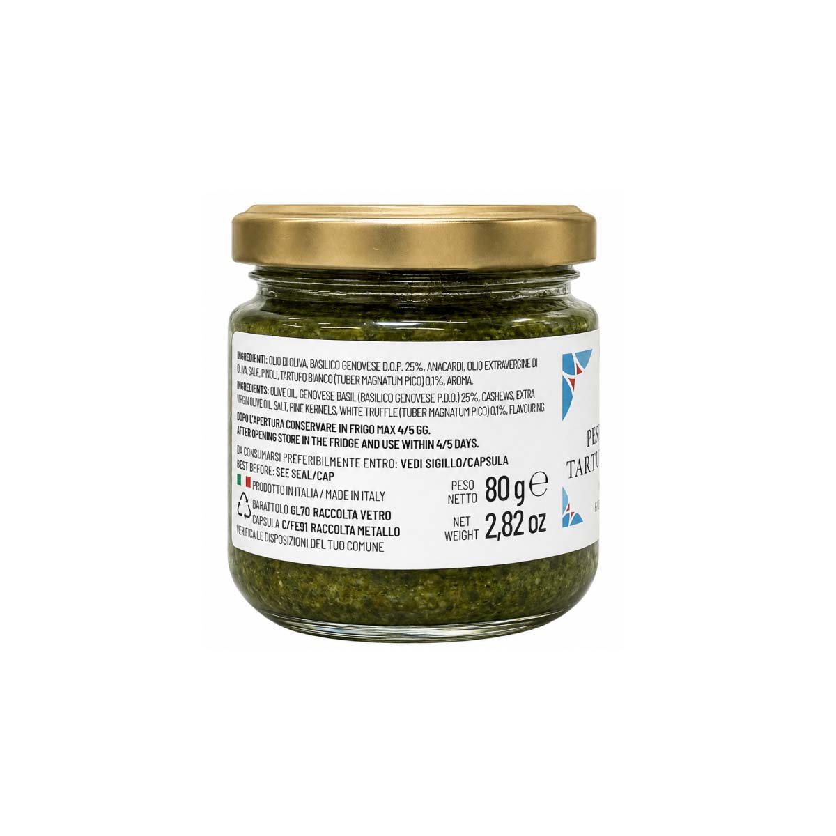 Sassone Tartufi White Truffle Genovese Pesto – Pesto con Tartufo Bianco