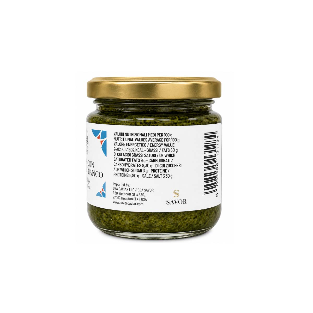 Sassone Tartufi White Truffle Genovese Pesto – Pesto con Tartufo Bianco