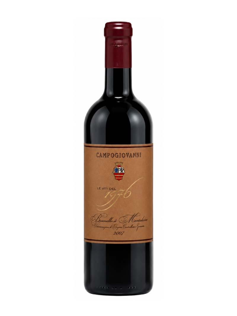 Campogiovanni Brunello de montalcinno 2007 bottle
