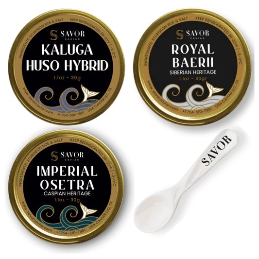 Caviar Samples Trio
